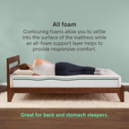 Kin By Tuft & Needle Firm 6" Twin Adaptive Foam Mattress in a Box, Cooling Pressure Relief, Balanced Support, 100 Night Trial, Fiberglass-Free, CertiPUR-US, 10-Year Limited Warranty