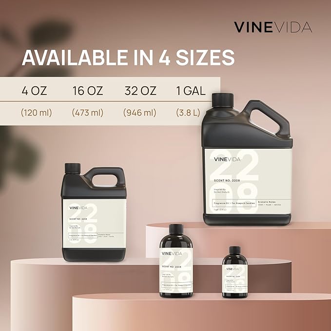 VINEVIDA [4 Fl Oz] Ocean Rain Fragrance Oil for Cold Air Diffusers, Essential Oils for Diffuser Oil Refill & Air Freshener Room Spray