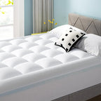 Best Price Mattress 4 Inch Pillowtop Mattress Topper and Pad Combo, 2 Inch Egg Crate Foam Mattress Topper, 2 Inch Plush Mattress Pad, Certified Safe Foam and Fabric, Dorm Essentials, Full