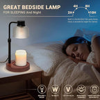 KLL Candle Warmer Lamp with Timer: Christmas Gifts for Women - Birthday Gifts for Women Mom - Vintage Home Decor - House Warming Gifts for New Home - Wax Warmer for Jar Candles