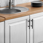 JOY DECOR 20 Pack Cabinet Handles, Black Cabinet Pulls, 3 in Hole Center Kitchen Hardware, Stainless Steel T Bar Handles for Dresser Drawers