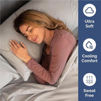 Twin XL Size 3 Piece Sheet Set - Comfy Breathable & Cooling Bed Sheets Set - Hotel Luxury Bedding for Women, Men, Kids, Teens, Boys & Girls - Deep Pockets, Soft, Wrinkle Free - Oeko-Tex - Light Grey