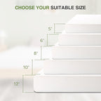 Twin Mattress in a Box, 6 inch Mattresses for Kids Bed Single Size Daybed Individual Bunk, Memory Foam Medium Firm
