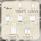 LuxClub 4 PC Full Sheet Set, Breathable Luxury Bed Sheets, Deep Pockets Wrinkle Free Cooling Bed Sheets Machine Washable Hotel Bedding Silky Soft - Light Taupe Full