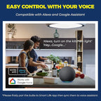 Lightinginside Smart Light Bulbs 60W Equivalent, WiFi Smart Bulb Compatible with Alexa/Google Assistant/Smart Life, A19 E26 RGBCW Color Changing, No Hub Required,2.4G WiFi, ETL Listed, 9W 800LM, 4PCS