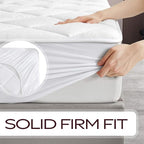 MAXI RV Size (48 x 75) Mattress Pad - Luxurious Cotton Sateen Mattress Protector - Soft, Comfortable, & Breatheable Mattress Cover - Mattress Pad Protects Mattress from Dust, Dirt, Spills, and Stains