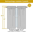 OWENIE Sheer Curtains 63 inch Length 2 Panels Set, Rod Pocket Voile Fimly Sheer Drapes for Living Room/Bedroom, 2pcs, Each 42" W x 63" L, Orange