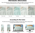 NEWCOSPLAY Super Soft King Blanket Mint Premium Silky Flannel Fleece Leaves Pattern Lightweight Bed Blanket All Season Use (Mint, King(90"x110"))