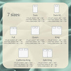 LuxClub 4 PC Full Sheet Set, Breathable Luxury Bed Sheets, Deep Pockets Wrinkle Free Cooling Bed Sheets Machine Washable Hotel Bedding Silky Soft - Light Teal Full
