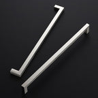 Ravinte 10 Pack 12-3/5 Inch Kitchen Square Cabinet Handles Satin Nickel Pulls Brushed Nickel Kitchen Cabinet Hardware Handles for Cupboard Drawer Pulls