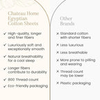 100% Egyptian Cotton Twin Sheets Set, 800TC Sateen Weave 3 PC Twin Bed Sheets, Fully Elasticated Sheet & Pillowcase Sets, Soft & Comfy No lint Machine Washable Fade Resistant- Seafoam