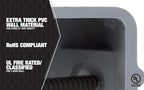 Southwire MSB1G One Gang Device Box with Depth Adjustable, Heavy Duty 42lb