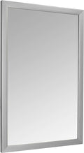 Amazon Basics Rectangular Wall Mount Mirror 24" x 36", Standard Trim, Nickel