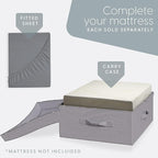 Milliard Carry Case for the Tri Folding Mattress Space Saver Single Size (75" x 25" x 4") (Mattress NOT Included)
