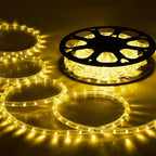 200ft LED Rope Lights Outdoor, 1440 LED Flexible Tube Lights with 8 Modes, Waterproof LED Rope Lighting for Outside, Garden, Patio, Bedroom, Party, Pool, Fences, Indoor Outdoor Decoration (Warm White)