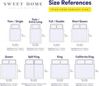 Sweet Home Collection Twin Size Sheet Set with Built-in Sheet Straps - Deep Pocket Fitted Sheet, Flat Sheet & Pillowcases - Soft, Wrinkle-Free, Secure Fit - Fuschia