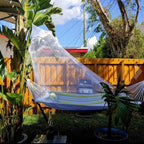 Eimilaly Bed Canopy Mosquito Net, Bed Canopy for Girls Room Decor - Insect Protection Hanging Canopy for Adults, Babies, Outdoor Camping, Purple/No Opening
