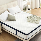 Full Size Mattress 12 Inch Full Mattress - Memory Foam & Pocket Coils Springs, Pressure Relief, Medium Firm Comfort, Motion Isolation, Ideal for All Sleep Positions, CertiPUR-US Certified