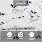 Eddie Bauer - Twin Sheets, Cotton Flannel Bedding Set, Brushed For Extra Softness, Cozy Home Decor (Dog Friends White, Twin)