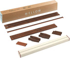Mellow Naturalista Classic 12-Inch Solid Wood Platform Bed | Wooden Slats, No Box Spring Needed, Easy Assembly | Full, Espresso