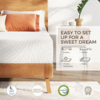 Sweetnight Memory Foam Mattress, 12 Inch Queen Size Mattress in a Box for Pressure Relief & Motion Isolation, CertiPUR-US Certified Plush Queen Foam Mattresses