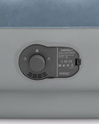Intex 64157E Dura Beam Plus Mid-Rise Air Mattress: Fiber Tech Twin Size Built in USB Electric Pump 14in Bed Height 300lb Weight Capacity (Pack of 3)