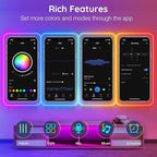 SINLEY Led Neon Rope Lights 120FT,Control with App/Remote,Flexible Led Rope Lights,Multiple Modes,IP68 Outdoor RGB Neon Lights Waterproof,Music Sync Gaming Led Strip Lights for Bedroom Indoor