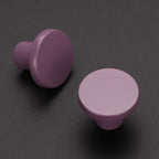 Ravinte 1 Pack Cabinet Knobs Purple Kitchen Cabinet Knobs Round Dresser Drawer Pulls Closet Door Pulls 1-1/5 Inch