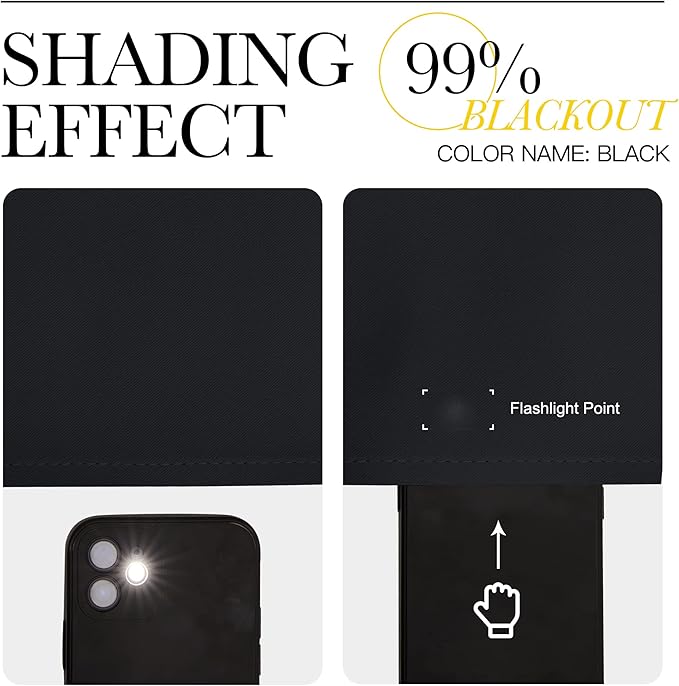 NICETOWN Closet Door Curtain, Room Dividers Panel Screens Partitions, Wide Width Grommet Top Modern Privacy Heavy Room Divider, Commercial Room Dividers (1 PCs, 7ft Tall x 15ft Wide, Black)