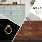 Cupboard Knobs Cabinet Knobs Drawer knobs, Zinc Alloy Gold Knobs for Dresser, Cupboard Knobs for Kitchen, Bathroom (Style C-16)