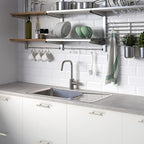Ravinte 60 Pack | 5 Inch Cabinet Pulls Brushed Nickel Stainless Steel Kitchen Cupboard Handles Cabinet Handles 5 Inch Length, 3 Inch Hole Center