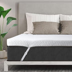 VALUXE 4 Inch Gel Memory Foam Mattress Topper Twin XL Size High Density Cooling Pad Pressure Relief Bed Topper (with Removable & Washable Bamboo Cover)