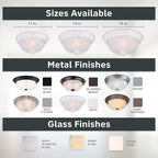 Designers Fountain 1257L-WH-AL Decorative 3-Light Flush Mount, White Finish with White Alabaster Glass, 15 in