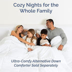 Split King 7 Piece Sheet Set - Comfy Breathable & Cooling - Soft Hotel Luxury Bedding Set w/ 8-16 Inch Deep Pockets - 1 Flat & 2 Fitted Sheet & 4 Pillowcases - Cozy and Wrinkle Free - Heathered Grey