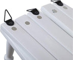 WEBI Accordion Wall Hanger,Expandable Wooden Coat Rack,Accordion Hat Rack for Wall for Hats,Caps,16 Peg Hooks,White,2 Packs