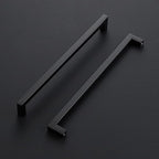 Ravinte 10 Pack 11-5/16 Inch Square Cabinet Handles - Matte Black Pulls for Kitchen Drawers and Cabinets - Hardware Handles