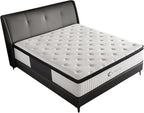 Full Size Mattress, 12 Inch Hybrid Full Mattress in a Box with Memory Foam & Individual Pocket Spring for Edge Support, Pressure Relief, Medium Firm,CertiPUR-US.