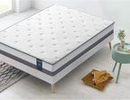 Coolvie Full Size Mattress 10 Inch Hybird Mattresses Full Bed Size Built in Pocketed Coils and Gel Memory Foam Layer, Low Motion Transfer & Breathable Bed Mattress in A Box