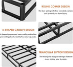 D&H FURNIMMT 7 Inch Twin Size Box Spring, Heavy Duty Metal Box Spring Bed Base with Fabric Cover, Mattress Foundation, Easy Assembly, Noise Free（Twin）