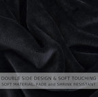 Soft Blanket Twin Size Fleece Warm Fuzzy Throw Blankets for The Bed Sofa Lightweight Charcoal Grey 66" x 90"