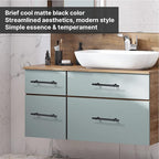 goldenwarm 10 Pack Black Cabinet Pulls 6-1/4 Inch Black Cabinet Handles Dresser Drawer Handles Kitchen Dawer Pulls and Knobs Modern Kitchen Hardware
