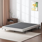 Box Spring California King, 5 Inch Metal Cal King Size Box Spring Basic Bed Base, Mattress Foundation, Black Heavy Duty Metal Structure with Cover