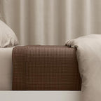 PHF 100% Cotton Waffle Weave Blanket Twin Size for Bed,Snag Proof Lightweight Breathable Moisture-Wicking Throw for Couch,Great for Layering in Cold Weather,Machine Washable,Home Decor Gift-Cappuccino