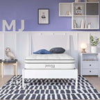 Modway Jenna 8” Innerspring and Memory Foam Narrow Twin Mattress With Individually Encased Coils White