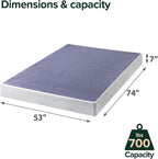 ZINUS 7 Inch Full Metal Smart Box Spring with Quick Assembly, Mattress Foundation, Strong Metal Frame, Easy Assembly