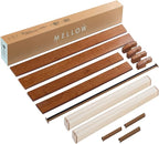 Mellow Naturalista Grand - 12 Inch Solid Wood Platform Bed with Wooden Slats - No Box Spring Needed - King (Cherry)