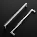 Ravinte 1 Pack Brushed Nickel Kitchen Cabinet Handles 10 Inch Cabinet Pulls Square Kitchen Hardware for Cabinet Drawer Pulls Drawer Handles Come with Screwdriver