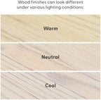 Plank+Beam Solid Wood Console Table, 46 Inch, Sofa Table, Narrow Entryway Table for Hallway, Behind The Couch, Living Room, Foyer, Easy Assembly, White Sand