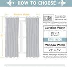 ChrisDowa 100% Blackout Curtains 63 inch Long for Bedroom with Black Liner, 2 Thick Layers Total Blackout Thermal Insulated Grommet Window Curtains 2 Panels Set (Burgundy, 38 x 63 Inch)