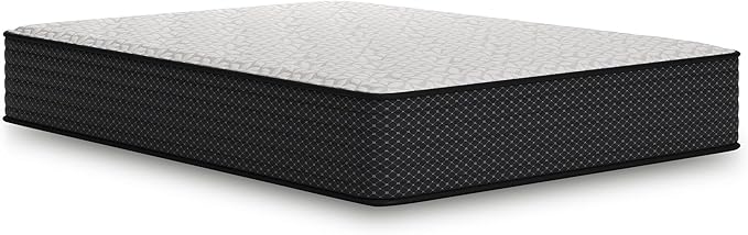 Signature Design by Ashley Limited Edition Plush 12 Inch Hybrid Mattress with Gel Memory Foam and Edge Support for Cool Sleep and Pressure Relief, California King, Fiberglass Free, Mattress In A Box